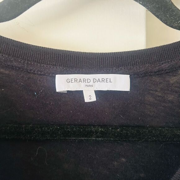 Gerard Darel Paris Sequin Floral Top - Picture 3 of 8